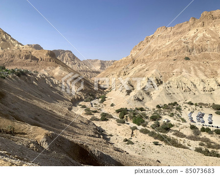 Nahal Arugot - a gorge in the Judean Desert 85073683