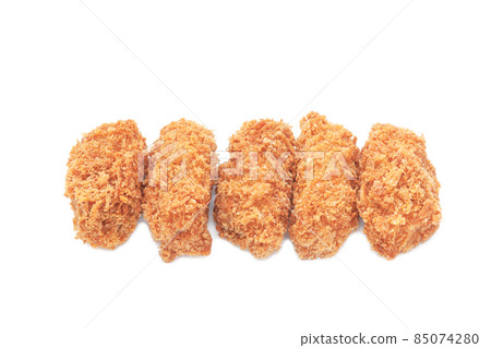 Fried oysters [white background] 85074280