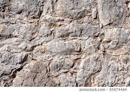 background, texture - ancient Roman masonry wall 85074484