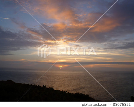 Sunset beautiful landscape at Penghu island 85076531
