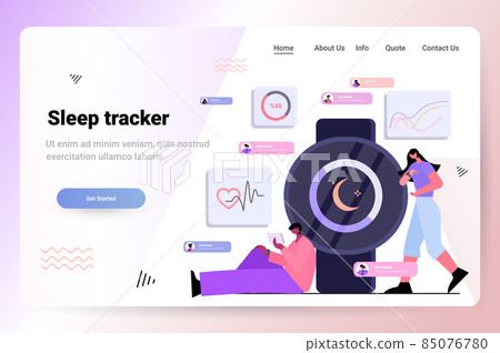 people using electronic smart watch app tracker on hand quality and quantity sleep control concept people using electronic smart watch app tracker on hand quality and quantity sleep control concept 85076780