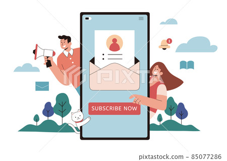 Email newsletters subscription CTA Email newsletters subscription CTA 85077286