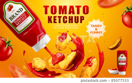 Tomato ketchup banner ad Tomato ketchup banner ad 85077533