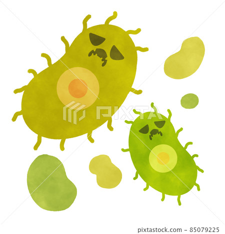 Bai fungus illustration material 85079225