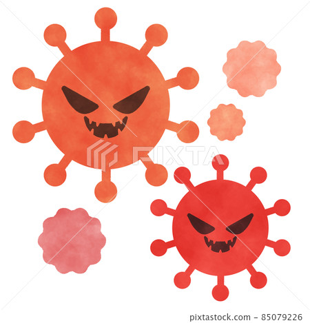 Virus illustration material 85079226