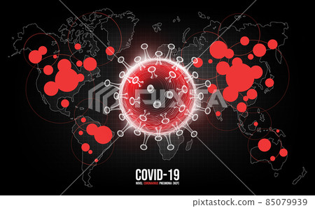 Coronavirus disease COVID-19 infection medical. New official name for Coronavirus disease named COVID-19, pandemic risk on world map background, vector illustration Coronavirus disease COVID-19 infection medical. New official name for Coronavirus disease named COVID-19, pandemic risk on world map background, vector illustration 85079939