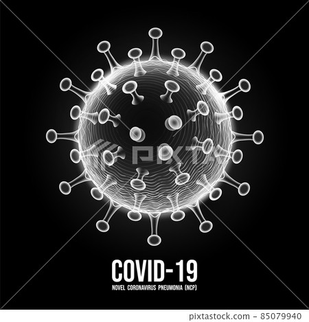 Coronavirus disease COVID-19 infection medical isolated. China pathogen respiratory influenza covid virus cells. New official name for Coronavirus disease named COVID-19, vector illustration Coronavirus disease COVID-19 infection medical isolated. China pathogen respiratory influenza covid virus cells. New official name for Coronavirus disease named COVID-19, vector illustration 85079940