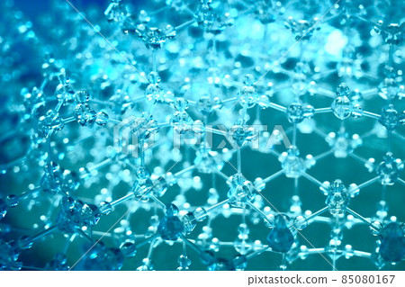 Snowflake atomic structure model 85080167