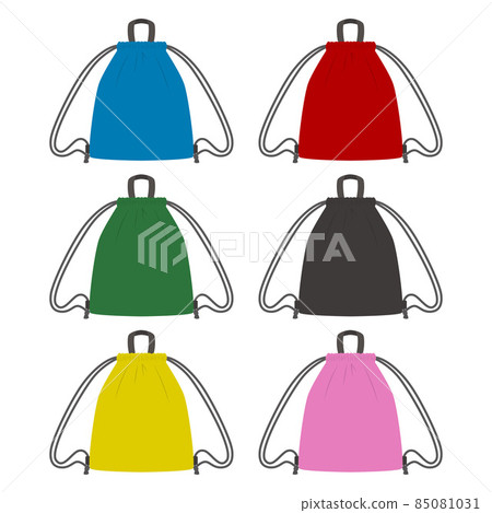 Knapsack illustration set Knapsack illustration set 85081031