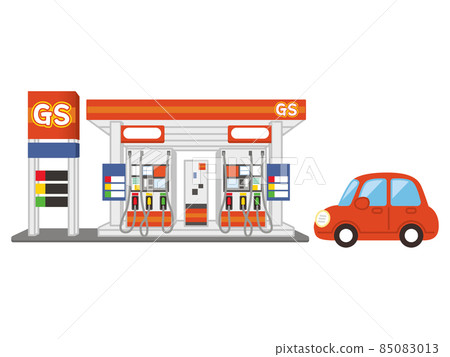 Gas stations and passenger cars 85083013
