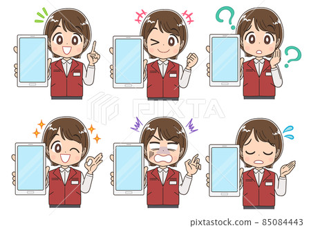 Female electrician / game center clerk Female electrician / game center clerk 85084443