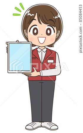 Female electrician / game center clerk Female electrician / game center clerk 85084453