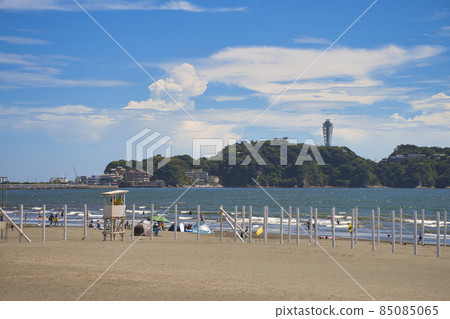 【藤澤市】從鷸沼海岸看江之島 【藤澤市】從鷸沼海岸看江之島 85085065