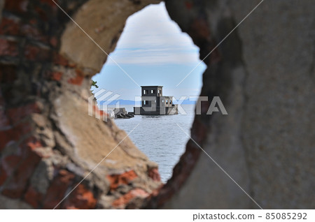 Katashima torpedo launch test site trace "New observation station trace seen from the launch site shed trace" 85085292