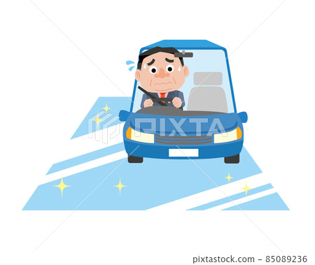 因路面結冰而對駕駛感到不安的人 因路面結冰而對駕駛感到不安的人 85089236
