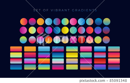 Vibrant set gradients background Vibrant set gradients background 85091348
