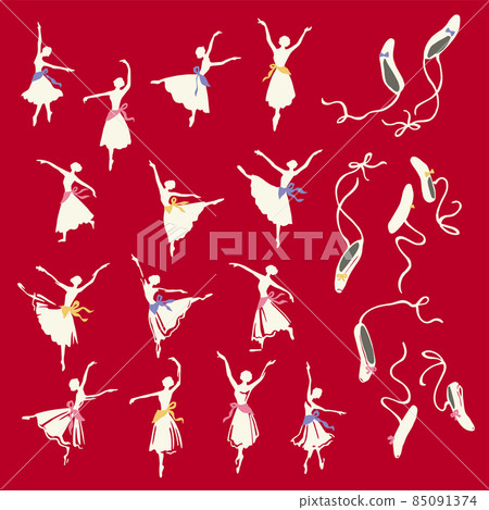 Impressively simple ballerina illustration, Impressively simple ballerina illustration, 85091374