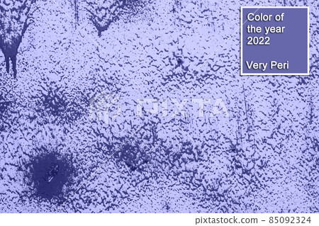 iron surface is covered with old paint texture background in very peri trendy color of the year 2022. iron surface is covered with old paint texture background in very peri trendy color of the year 2022. 85092324