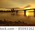 Wonhyo Bridge at sunset 85093162