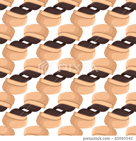 Illustration on theme colored pattern hats visor Illustration on theme colored pattern hats visor 85093542