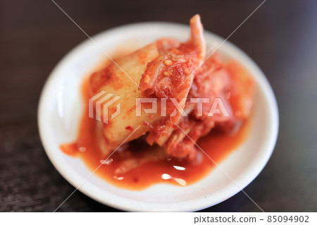 Kimchi served on a small plate Kimchi served on a small plate 85094902