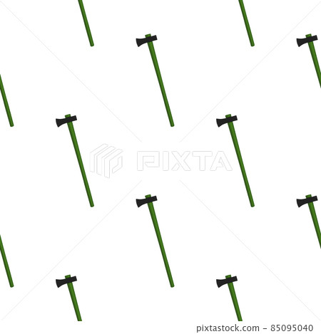Illustration on theme pattern steel axes with wooden handle Illustration on theme pattern steel axes with wooden handle 85095040
