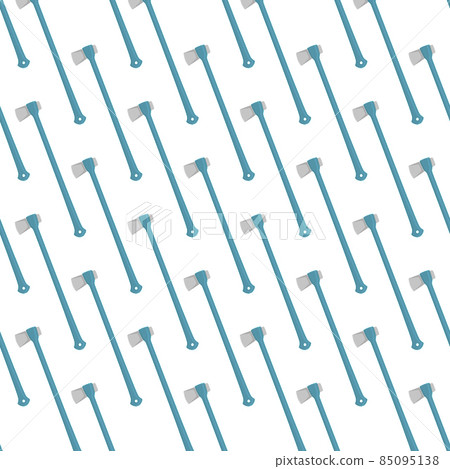 Illustration on theme pattern steel axes with wooden handle 85095138
