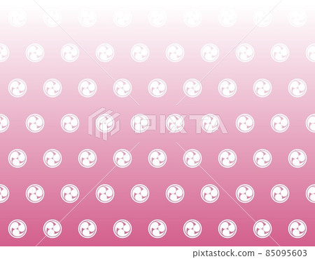 Left three-way pattern Japanese-style gradation background material 85095603