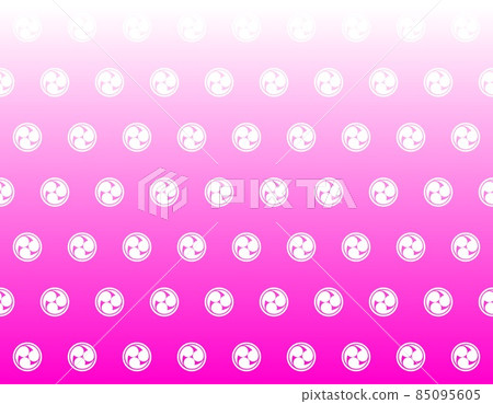 Left three-way pattern Japanese-style gradation background material 85095605