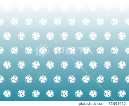 Left three-way pattern Japanese-style gradation background material 85095612
