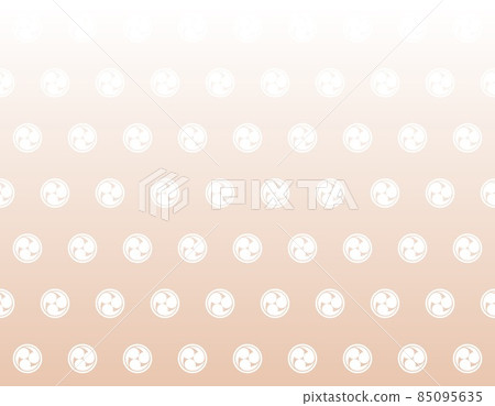 Left three-way pattern Japanese-style gradation background material 85095635