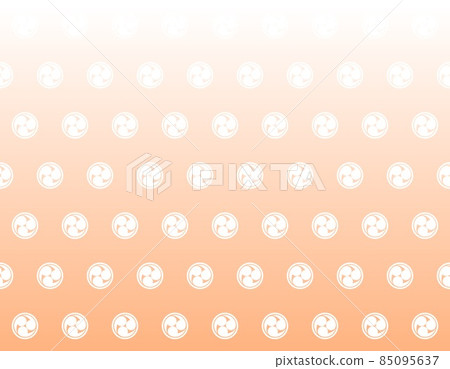 Left three-way pattern Japanese-style gradation background material 85095637