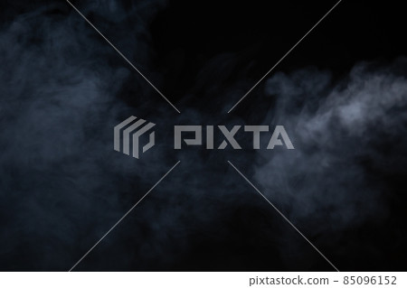 Smoke background. fog on black background Smoke background. fog on black background 85096152