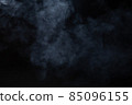 Smoke background. fog on black background 85096155