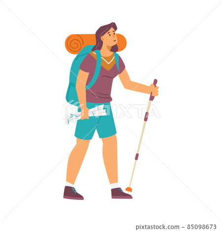 Flat vector illustration isolated on white background. 85098673