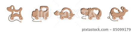 Childrens toys for Childrens Games and Entertainment set Wooden Hedgehog machine Hippo Whale Submarine Turtle Vector Illustration Childrens toys for Childrens Games and Entertainment set Wooden Hedgehog machine Hippo Whale Submarine Turtle Vector Illustration 85099179