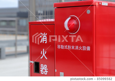 Fire extinguisher and mobile powder fire extinguishing equipment 85099382