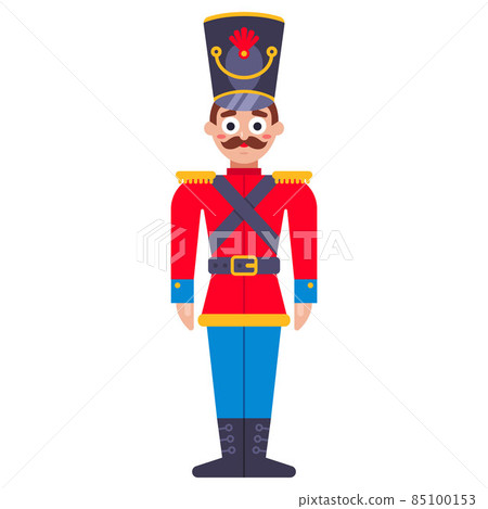 character officer in traditional military clothing of the 19th century. wooden soldier. 85100153