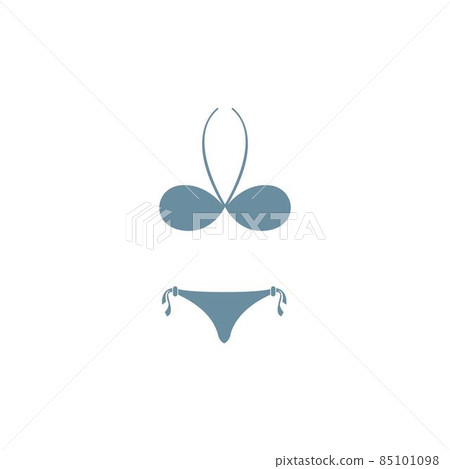 Bikini icon logo flat design template Bikini icon logo flat design template 85101098