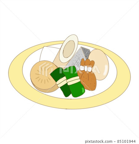 Oden, a classic winter dish, Square 85101944