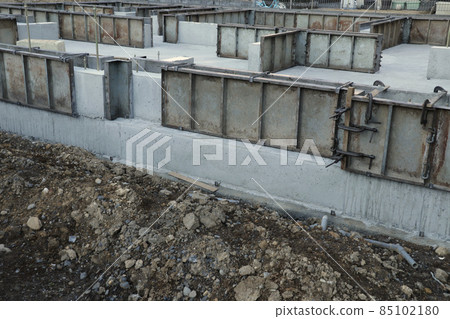 Foundation construction of housing construction 85102180