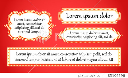 Theater sign style telop base pack 85106396