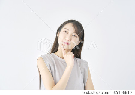 Imagine a female white background Imagine a female white background 85106619