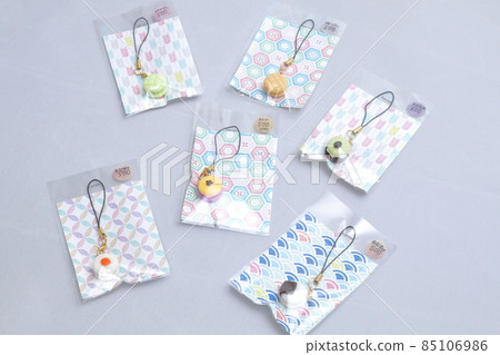 Macaron key chain (handmade miscellaneous goods) 85106986