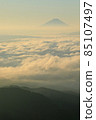 Sea of clouds and Mt. Fuji seen from the Takabotchi plateau 85107497