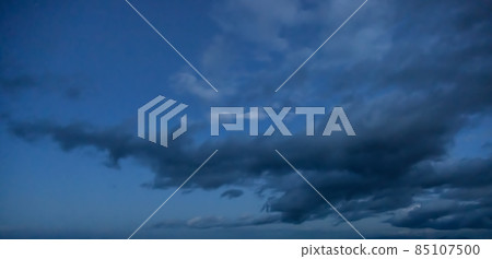 Dark Cloudscape over the West Coast of Pacific Ocean. Dark Cloudscape over the West Coast of Pacific Ocean. 85107500