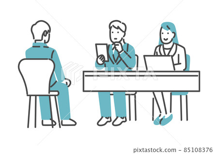 Job interview / interview man 85108376