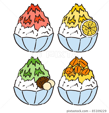 一套各種口味的刨冰 85109229