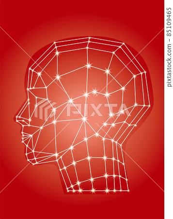 幾何輪廓腦圖 AI 人工智能技術圖像圖形素材 幾何輪廓腦圖 AI 人工智能技術圖像圖形素材 85109465