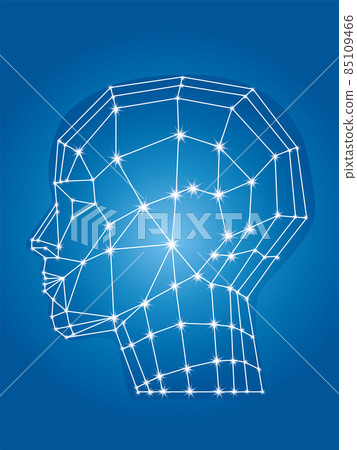幾何輪廓腦圖 AI 人工智能技術圖像圖形素材 幾何輪廓腦圖 AI 人工智能技術圖像圖形素材 85109466